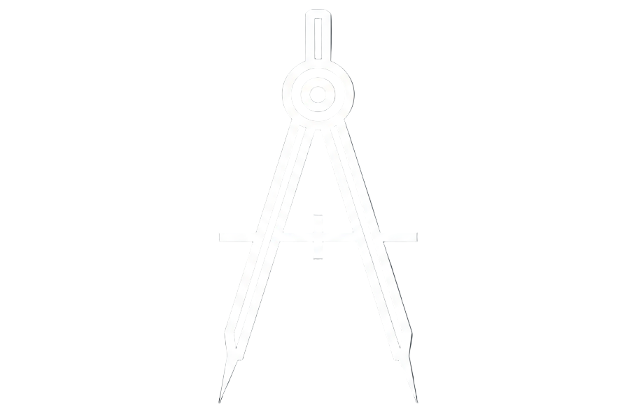 Jewellers deviders icon in white